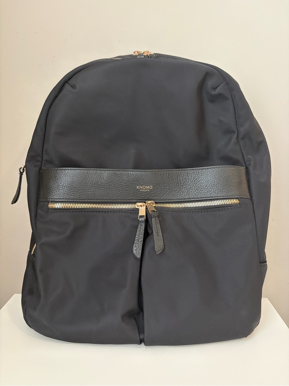 KNOMO Beaufort 15.6" Laptop Backpack Work Bag Purse Large Travel Rucksack,Black